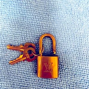 Vintage Louis Vuitton lock with two keys